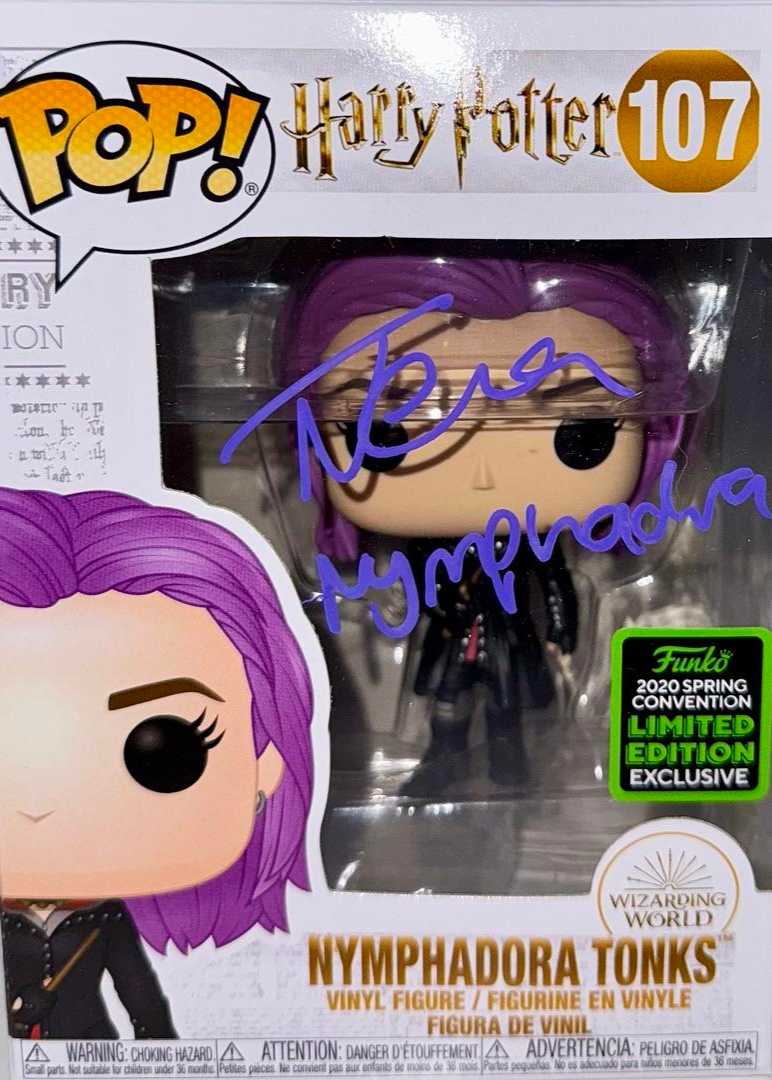 Natalia Tena Signed Funko Pop #107 "Nymphadora Tonks" (Harry Potter) - SWAU